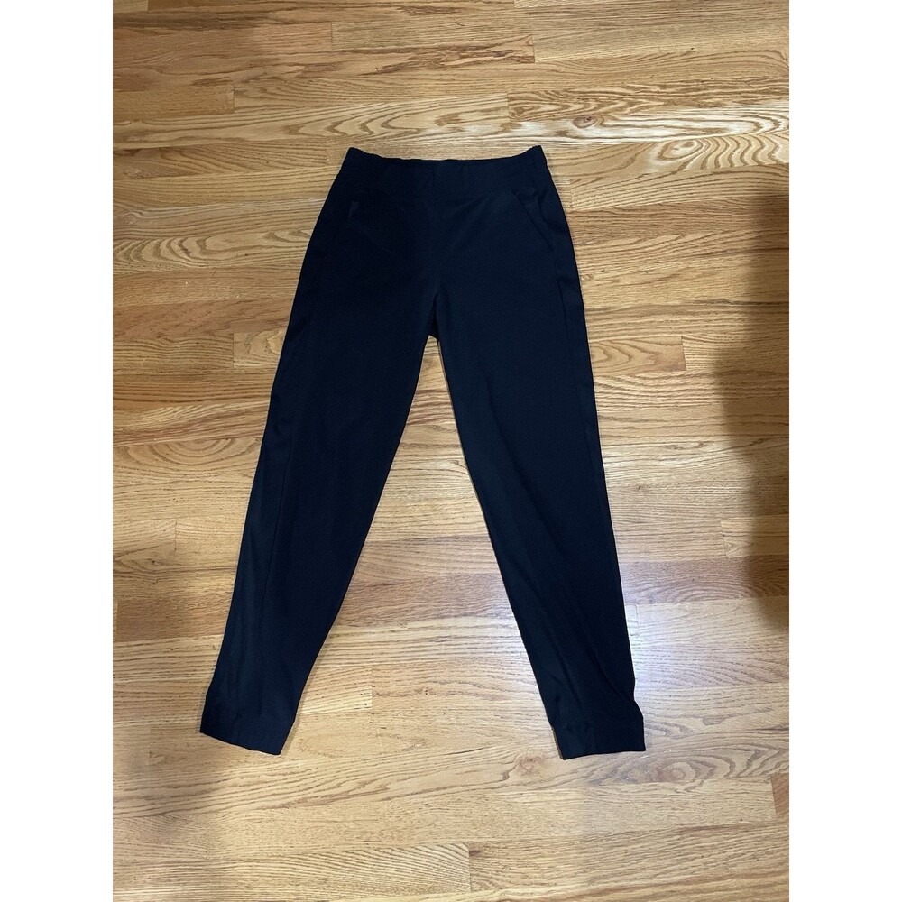 Women’s Athleta Brooklyn Jogger Black Pants Size 2 Inseam 26.5 In
